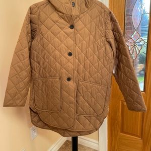 Old navy button up quilted jacket